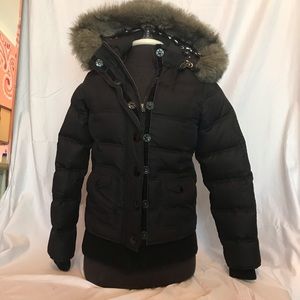 Black Victoria Secret down jacket